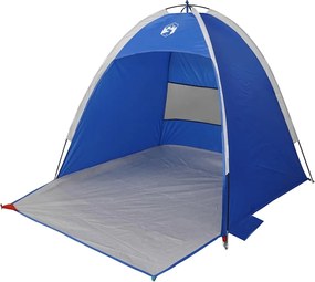 vidaXL Σκηνή Παραλίας Pop Up 3 Ατόμων Αδιάβροχη Μπλε Αζούρ