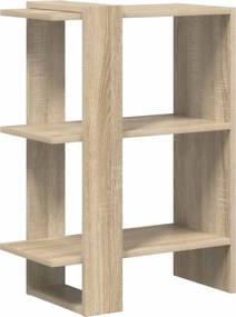 vidaXL Ράφι Βιβλίων Δρύς Sonoma 52 x 25 x 71,5 εκ Επεξεργασμένο ξύλο