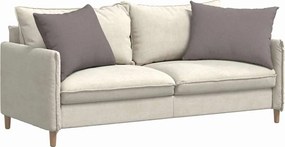 vidaXL Μαξιλάρι Καναπέ 2 pcs Taupe 70 x 50 cm ύφασμα