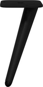 vidaXL Σταντ Πόδια 2 τεμ. Μαύρο 56 x 56 x 100 mm Σίδερο