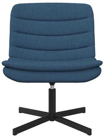 vidaXL Περιστρεφόμενη καρέκλα Μπλε 63 x 75 x 76 εκ ύφασμα