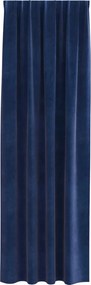 vidaXL Κουρτίνες 2 τμχ. Σκούρο Μπλε 140 x 260 cm Βελούδο