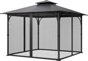 VEVOR Replacement Mesh Gazebo Netting Screen for 10x10x 6.5 ft Patio, Net Only