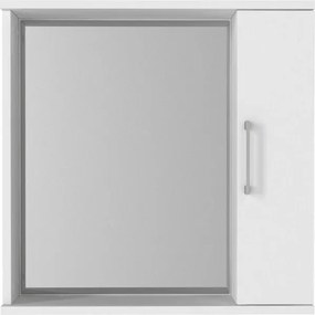Καθρέπτης μπάνιου Deal Μegapap χρώμα λευκό 65x15,3x65εκ.