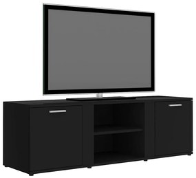 vidaXL Έπιπλο Τηλεόρασης Μαύρο 120 x 34 x 37 εκ. από Επεξ. Ξύλο