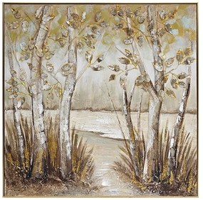 Πίνακας σε καμβά Leambre I Inart 102x4.5x102εκ