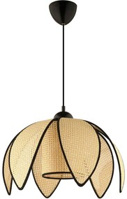 Φωτιστικό Οροφής 433NUV1170 Φ26x70cm 1xE27 40W Cream-Black Opviq