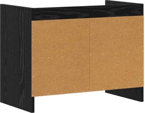 vidaXL Ντουλάπι TV 60 x 33 x 47 εκ. Μαύρη Δρυς Επεξεργασμένο Ξύλο