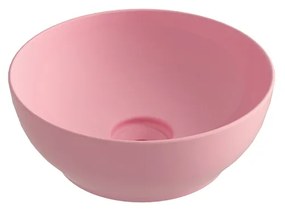 Νιπτήρας Πορσελάνη Επιτραπέζιος Ø38xY14,4 cm Olympia Trend Round 02 Pink Glossy Orabella 60127