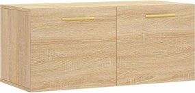 vidaXL Ντουλάπι Τοίχου Sonoma Δρυς 80x36,5x35 εκ. Επεξεργασμένο Ξύλο