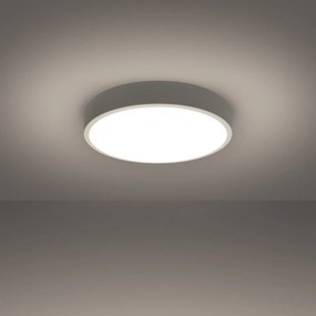 Sollux Φωτιστικό οροφής ONYX 40 λευκό LED 3000K,Αλουμίνιο,1x23W