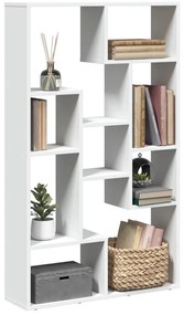 vidaXL Βιβλιοθήκη Λευκή 72x20x120 εκ. από Επεξεργασμένο Ξύλο