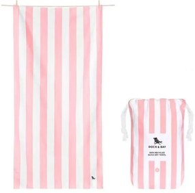 Dock And Bay Πετσέτα Θαλάσσης Μικροινών XL 200x90εκ Quickdry Cabana - Malibu Pink 5060668833445
