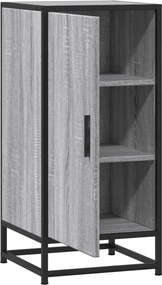 vidaXL Ραφιέρα Γκρι Sonoma 35,5x35x76 εκ. Επεξ. Ξύλο + Μέταλλο