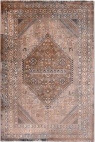 Χαλί Damier 11019 G01 Grey-Beige Βιοκαρπέτ 80X220cm