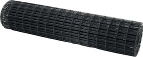 vidaXL Φράχτης Εuro Γκρι 1,2 x 10 m Σίδηρος με επικάλυψη PVC