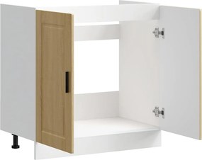 vidaXL Ντουλάπι βάσης νεροχύτη Porto Δρυς sonoma 80x46x81,5 cm