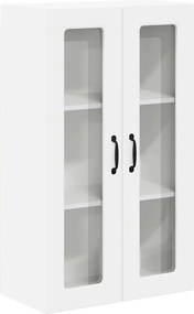 vidaXL Ραφιέρα τοίχου PORTO Λευκό 60 x 31 x 100 cm Επεξεργασμένο Ξύλο