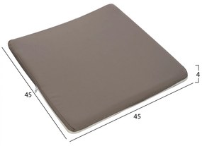 ΜΑΞΙΛΑΡΙ ΚΑΡΕΚΛΑΣ POLYESTER CHIOS ΓΚΡΙ HM11240.10P 45X45X4κ. (1 Τεμμάχια)