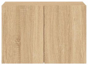 vidaXL Ντουλάπι Τοίχου Τηλεόρασης Sonoma Δρυς 60 x 30 x 41 εκ.
