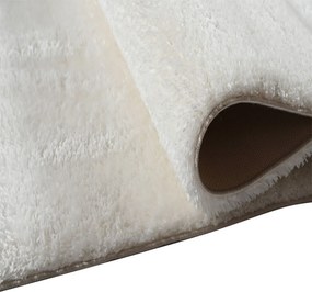 Χαλί (160x230) Polcarpet Silky Shaggy White