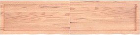 vidaXL Επιφ Τραπεζιού Αν Καφέ 160x40x(2-4)εκ. Επεξ. Μασίφ Ξύλο Δρυός