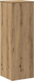 vidaXL Βάσεις Φυτών Αρτισιανή Δρυς 33x33x100 εκ. Επεξ. Ξύλο