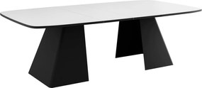 Τραπέζι Nova Επεκτεινόμενο-Λευκό - Μαύρο