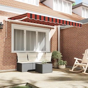 vidaXL Σκηνίτσα Αναδιπλούμενη Πορτοκαλί 300 x 200 cm ύφασμα