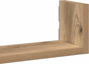 vidaXL Ράφια Τοίχου 3 τεμ. Αρτισιανή Δρυς Επεξεργασμένο Ξύλο