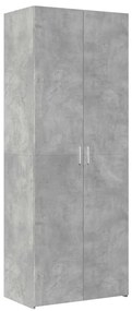 vidaXL Ντουλάπι Γκρι Σκυροδέματος 70x42,5x185 εκ. Επεξεργασμένο Ξύλο