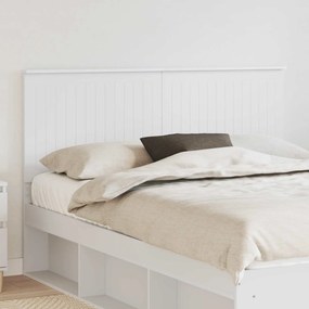 vidaXL Κεφαλάρι με κεφαλάρι Λευκό 150 cm Επεξεργασμένο ξύλο