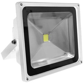 Adeleq Προβολέας Led-Cob 50W 230V 3100K Ip65 Λευκός 3-0501100