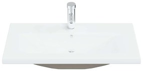 vidaXL Σετ Επίπλων Μπάνιου 3 pcs Μαύρη δρυς 80 x 38.5 x 45 cm