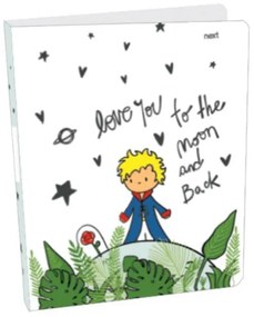 Next κλασέρ &quot;Little Prince&quot; με 2 κρίκους Υ32x26x4εκ. 4 τμχ.