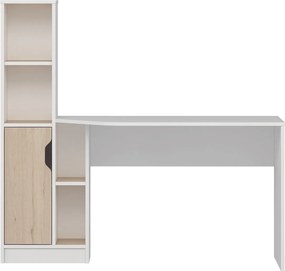 Γραφείο Λευκό / Καρυδί ROAR 150x60x140