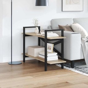 vidaXL Ράφι Βιβλίων Δρύς Sonoma 100 x 33,5 x 64 εκ Επεξεργασμένο ξύλο