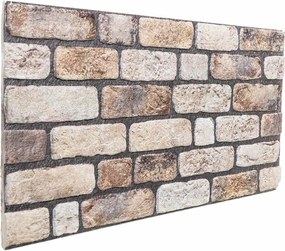 vidaXL Πάνελ τοίχου 10 pcs Ανοιχτό καφέ 100 x 50 cm Αφρός EPS