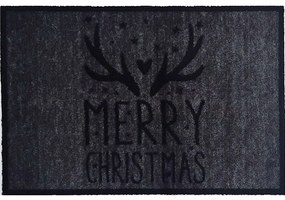 Πατάκι Εισόδου Ambiance Merry Christmas Deer 005 50x75cm Anthracite Sdim 50X75