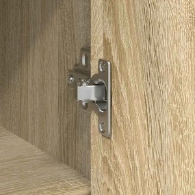 Συρταριέρα με Συρτάρια Sonoma Δρυς 101x35x76 εκ. από Επεξ. Ξύλο - Καφέ