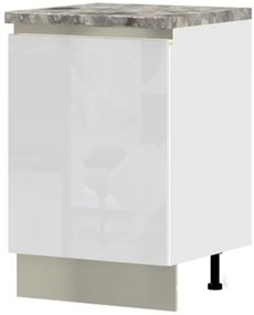 Επιδαπέδιο ντουλάπι Trinity R60-1K-Leuko Gualistero - 60.00Χ58.00Χ90.50cm