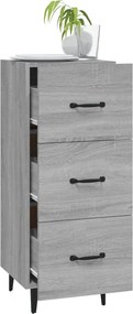 vidaXL Ντουλάπι Γκρι Sonoma 34,5x34x90 εκ. από Επεξεργασμένο Ξύλο