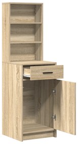 vidaXL Υψηλό Ντουλάπι Σονομάνι 40x41x135 εκ Επεξεργασμένο Ξύλο