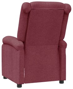 vidaXL Πολυθρόνα Ανακλινόμενη Μπορντό Υφασμάτινη