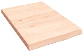 vidaXL Ράφι Τοίχου 40x60x(2-4) εκ. από Ακατέργαστο Μασίφ Ξύλο Δρυός
