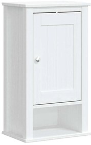 vidaXL Ντουλάπι Μπάνιου Επιτοίχιο BERG Λευκό 40x27x71,5 εκ Μασίφ Πεύκο