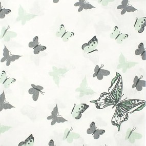 Μαξιλαροθήκη Παιδική Butterfly 57 Green DimCol 50Χ70 50x70cm 100% Βαμβάκι