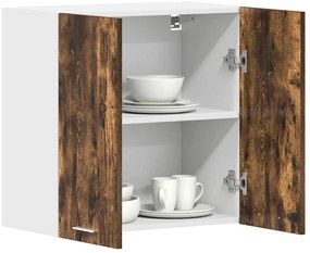 vidaXL Κρεμαστό Ντουλάπι Lyon Καπνιστή Δρυς 60x31x60εκ.