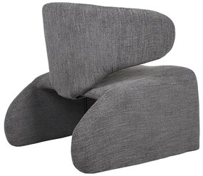 Πολυθρόνα ArteLibre HIMALIA Γκρι Ύφασμα/Μέταλλο/Ξύλο 73x78x75cm