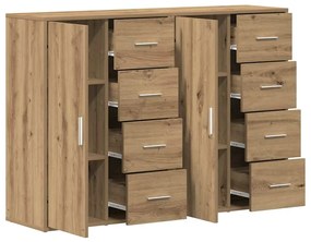 vidaXL Παραδοσιακά Πλευρικά Έπιπλα 2 pcs artisan δρυς 60 x 31 x 84 εκ.